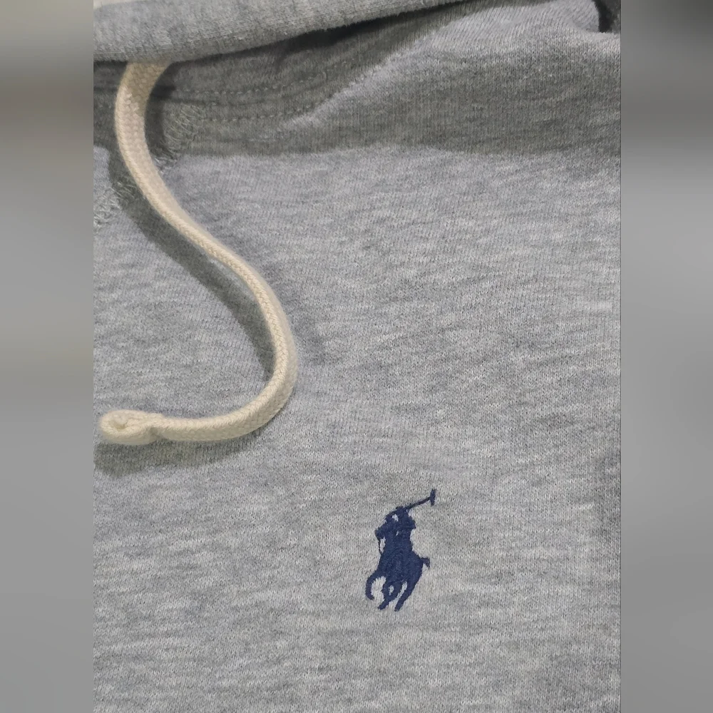 Polo Ralph Lauren Mens Grey Knit Hoodie